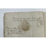 [Dąbski, Kozietulski, Opaliński] Akt wydany w mieście Korczynie w 1688 r w imieniu króla Jana III Sobieskiego