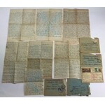 [Polak w rękach systemu III Rzeszy] 17 listów obozowych i 7 kartek pocztowych wysłanych z obozu jenieckiego dla żołnierzy w Targu-Jiu w okresie XII 1939 do XI 1940