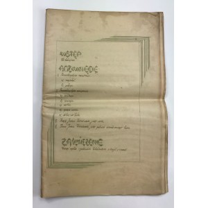 Rękopis z 1933 roku. Wypracowanie gimnazjalne z historii [data wpisania oceny 19.IV.33]