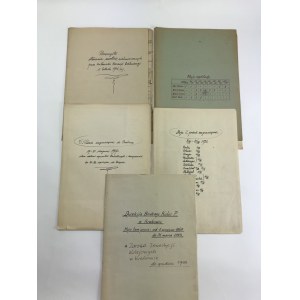 [Railroad] [Memorabilia] [Second Republic] [People's Republic] Set of documents, tickets, notes, invitations, letters, speeches, etc. Director of the Board of Reconstruction of Polish Railways