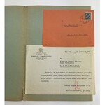 [Railroad] [Memorabilia] [Second Republic] [People's Republic] Set of documents, tickets, notes, invitations, letters, speeches, etc. Director of the Board of Reconstruction of Polish Railways