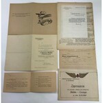 [Railroad] [Memorabilia] [Second Republic] [People's Republic] Set of documents, tickets, notes, invitations, letters, speeches, etc. Director of the Board of Reconstruction of Polish Railways