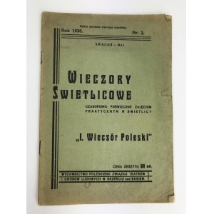 [Polesie] Wieczory Świetlicowe, Brześć nad Bugiem 1936 [unikatowe wydawnictwo drukowane dla szkół]