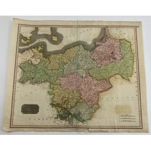 [Polska Centralna] „Prussian Dominions” Mapa Królestwa Prus