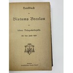 [Schematyzm biskupstwa wrocławskiego] Handbuch des Bistums Breslau