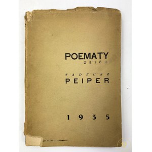Peiper Tadeusz Poematy [okładka K. Podsadeckiego]