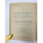 Regulamin Kawalerji (Tymczasowy) część II Wyszkolenie szeregowca konno Warszawa 1926 [podpis Tyszkiewicz]