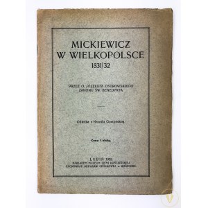 [Mickiewicz] Ostrowski Józefat - Mickiewicz w Wielkopolsce - Lubiń 1932