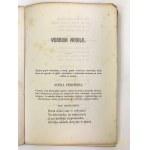 [wyd. 1] Chęciński Jan, Moniuszko Stanisław - Verbum Nobile. Opera w jednym akcie - Warszawa 1860 [wyd. Gustaw Sennewald]