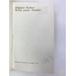 Herbert Zbigniew, Wybór poezji. Dramaty [wyd. 1]