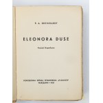 [obwoluta] Rheinhardt Emil Alphons, Eleonora Duse. Powieść biograficzna