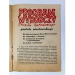 Program wyborczy Frontu Narodowego województwa krakowskiego oraz Program wyborczy Frontu Narodowego powiatu miechowskiego