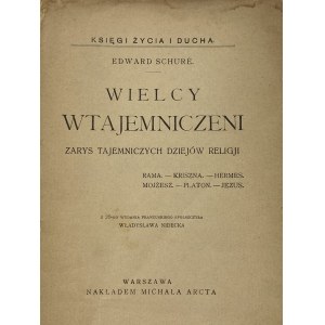 Schuré Edward Wielcy Wtajemniczeni Ex libris Rafał T. Prinke