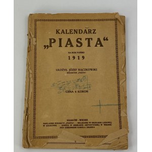 [Pszczelarstwo][Poczet królów Matejki] Kalendarz „Piasta” na Rok Pański 1919