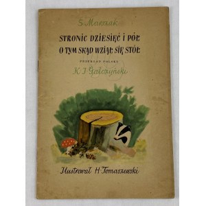 Marszak Samuel, Stronic dziesięć i pół o tym skąd wziął się stół