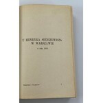 [Wyspiański] Hoesick Ferdynand, Sienkiewicz i Wyspiański. Przyczynki i szkice