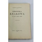 Bąkowski Klemens Kronika Krakowa z lat 1918-1923