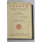 Estreicher Karol Kraków Przewodnik dla zwiedzających miasto i jego okolice 1938