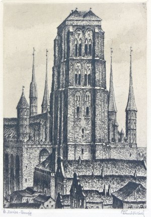 Paul Kreisel (1891 Gdańsk - 1956), Kościół Mariacki w Gdańsku