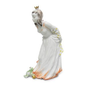Figura księżniczki z żabką