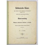 CZIHAK E. – Schlesische Gläser. Breslau 1891.