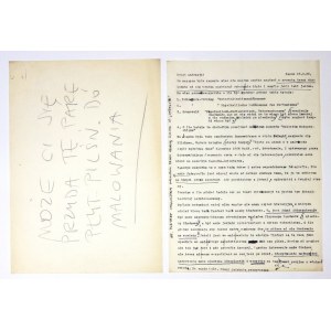 List Zdzisława Beksińskiego, dat. 18 IV 1969 w Sanoku.