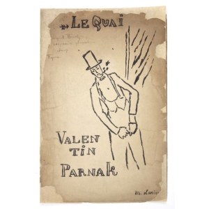 PARNACH V. – Naberežnaja. Le quai. [Paryż 1919]. Dwa rysunki okładkowe M. Łarionowa.