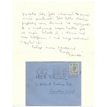 [WANDA Piłsudska]. Odręczny list Wandy Piłsudskiej do matki Aleksandry w Londynie,...