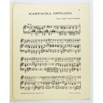 [NUTY 7]. Karpacka brygada. Słowa i muzyka: Marian Hemar. London 1943. M. I. Kolin (Publishers). 4, s. 5 + k....