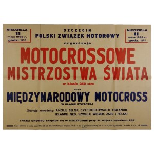 SZCZECIN, Polski Związek Motorowy organizuje Motocrossowe Mistrzostwa Świata z klasie 250 cm oraz Międzynarodowy Motocro...