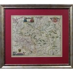 [POLSKA]. Polonia Regnum, et Silesia Ducatus. Miedzioryt kolorowany form. 41,2x50,5 cm....