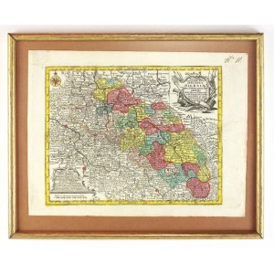 [ŚLĄSK]. Nova Mappa Geograph: totius Ducatus Silesiae tam Super. quam Inf. exhibens XVII Minor....