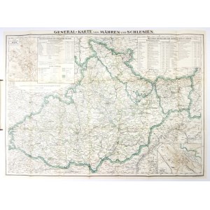 [ŚLĄSK]. General-Karte von Märchen und Schlesien. Mapa barwna form. 53,5x75,2 cm. Przełom XIX/...