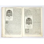 Księga herbów utytułowanych osobistości w Ferrarze w 2. poł. XVII w. z licznymi drzeworytami.