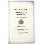 WIZERUNKI i Roztrząsania Naukowe. Poczet nowy drugi. T. 18. 1841.