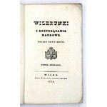 WIZERUNKI i Roztrząsania Naukowe. Poczet nowy drugi. T. 18. 1841.
