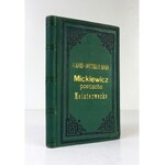 MICKIEWICZ Adam - Mickiewicz&#39; poetische Meisterwerke, übersetzt von G. Kohn (Gotthilf Kohn)....