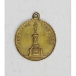 [POMNIK w Warszawie 2]. Medal mosiężny średn. 2,4 cm, 1898.