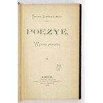 LENARTOWICZ Teofil - Poezye. Wydanie pośmiertne. T. 1-2. Lwów 1895. Księg. Gubrynowicza i Schmidta. 16d, s. VII, [5]...