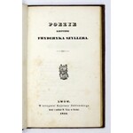 SCHILLER Fryderyk - Ballady Fryderyka Szyllera. Lwów 1844. Księg. K. Jabłońskiego, Nakł. W. Pisza, Bochnia. 16d, s....