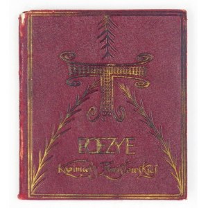 ZAWISTOWSKA Kazimiera - Poezye. Lwów [1903]. Księg. H. Altenberga. 16, s. VII, [1], 114, portret 1. opr....