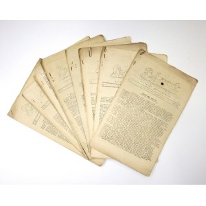 ODWET. Biuletyn informacyjny. 73 numery z l. 1941-43 + rękopis wydawcy.
