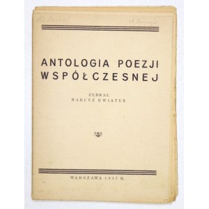 Antologia poetycka zaw. 32 wiersze podpisane pseudonimami.
