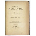 BRAFMANN J. – Żydzi i Kahały. Lwów 1874. I cztery inne tytuły współoprawne.