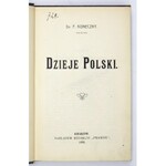 KONECZNY F[eliks] - Dzieje Polski. Kraków 1908. Red. Prawdy. 16d, s. [4], 380, tabl. 7. opr. oryg. pł....