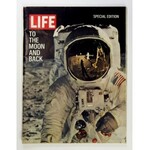 [LĄDOWANIE na Księżycu]. Dwie publikacje okolicznościowe z 1969 poświęcone misji Apollo 11 i pierwszemu pobytowi ludzi n...