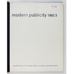 MODERN Publicity 1962/3. London 1962. Studio Books. 4, s. 174, [2], VIII. opr. oryg. pł.,...