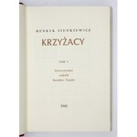 Krzyżacy w luksusowej oprawie półskórkowej S. Wilczka.