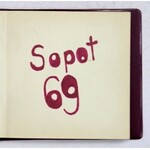 [PIOSENKARDS]. Notebook with entries by participants in the 9th Sopot International Song Festival 1969.