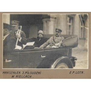 Marszałek J. Piłsudski na V Zjeździe Legionistów w Kielcach. 8 VIII 1926.